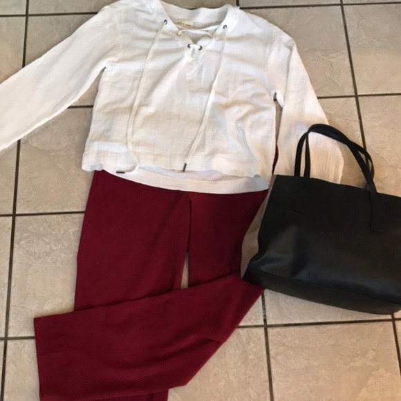 Red❤️ Talbots pants/slacks - Picture 4 of 4